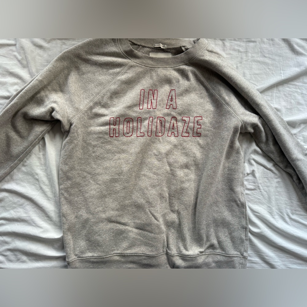 American Eagle Outfitters Gray Crewneck Sweater